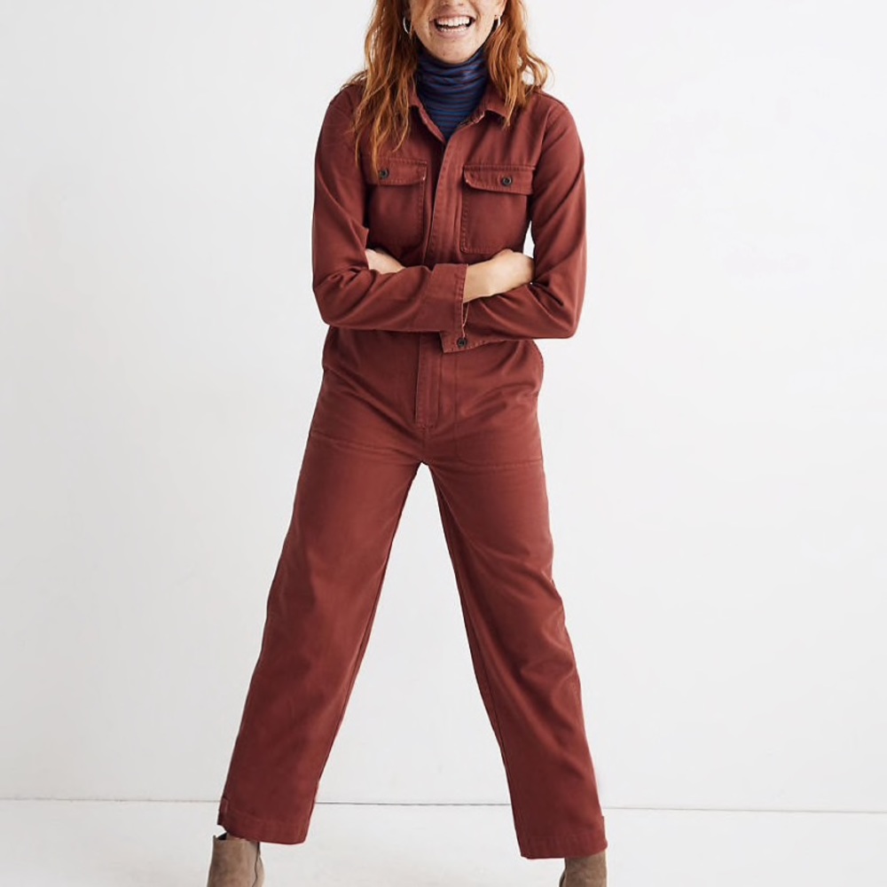 Madewell Straight-leg Coverall Jumpsuit - Picture 2 of 6
